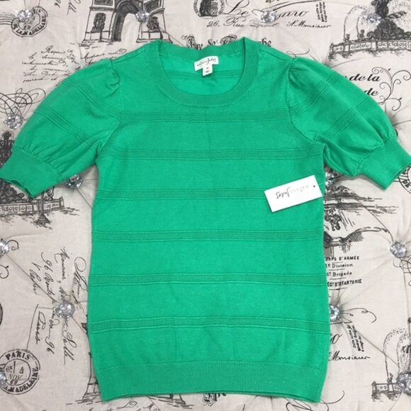 Maison Jules Puff-Sleeve Sweater - Picture 2 of 6